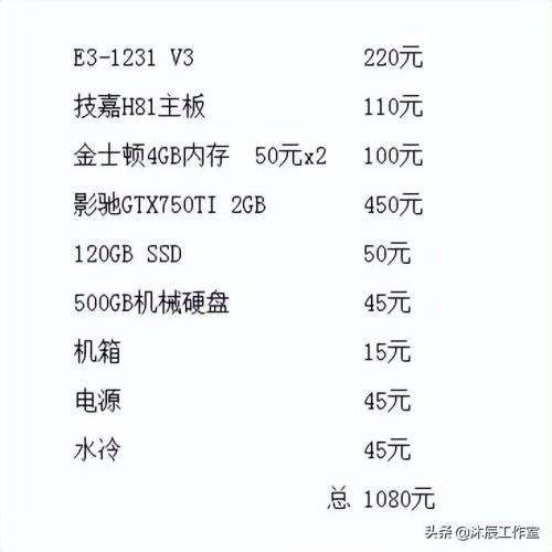 旧电脑主机配置清单，回顾与升级建议